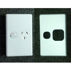 Single Power Point V With Alumiium Cover 10a NPE