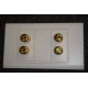 Wall Plate 2 Speakers