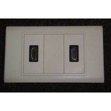 Wall Plate HDMI 2 Ports