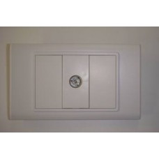 Wall Plate For Single TV Outlet - Pal Socket
