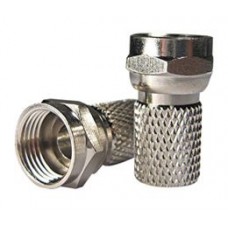 F-Connector RG-6 Twist 100 Pcs F-Connector RG-6 Twist 100 Pcs