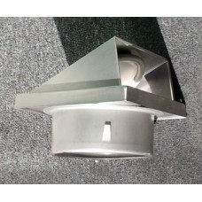 Grille Cowl Square Stainless steel 150mm 